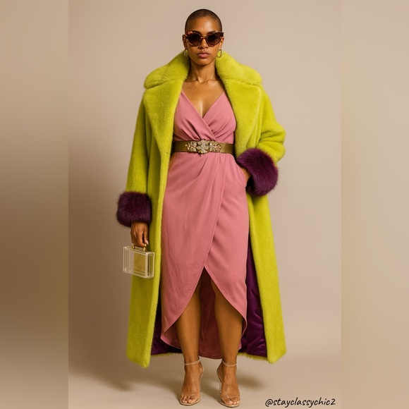 SHEIN Dresses & Skirts - Surplice Neck Tulip Hem Dress💖